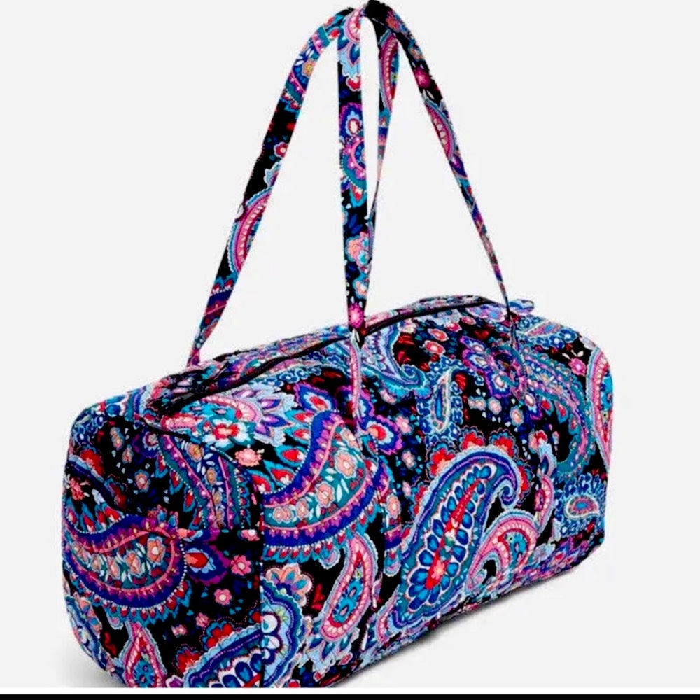 Brand New with Tags Vera Bradley Large Travel Duffel in Haymarket Paisley Design